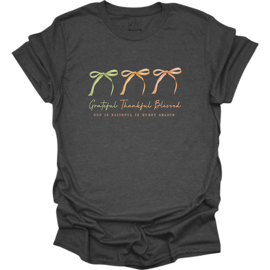 THANKFUL BOW TEE