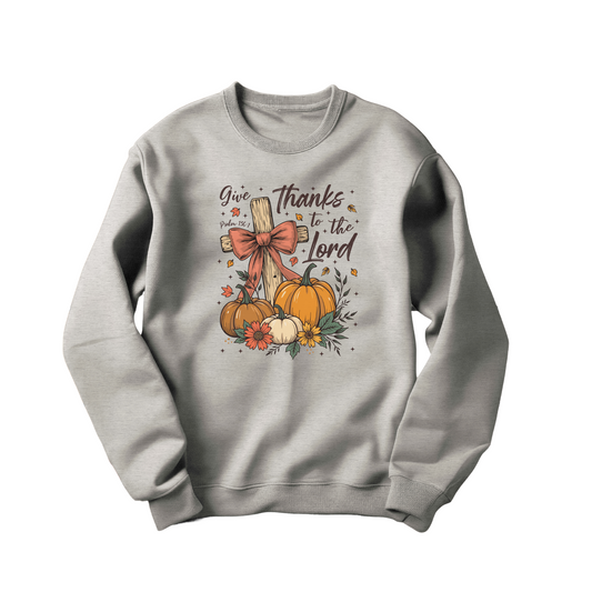 GIVE THANKS SWEATSHIRT