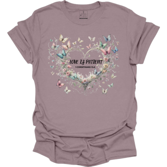 LOVE IS PATIENT TEE
